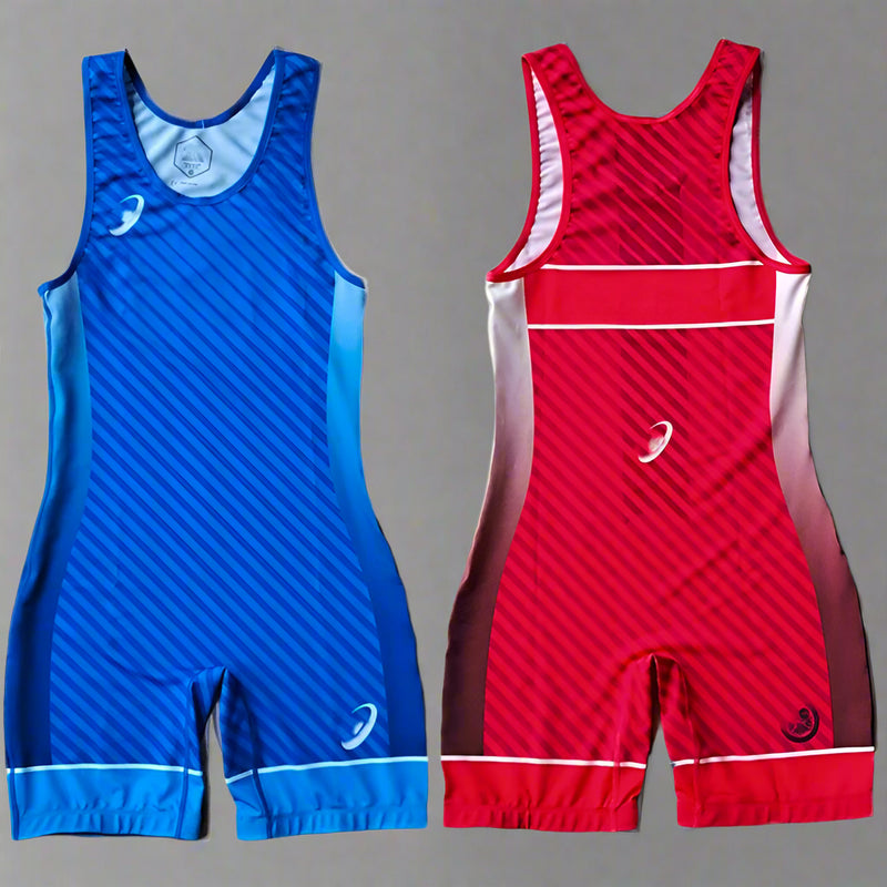 ASICS wrestling suit